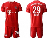 2020-21 Bayern Munich 29 COMAN Home Soccer Jersey,baseball caps,new era cap wholesale,wholesale hats